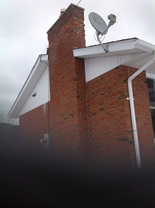 q how to repair top of chimney