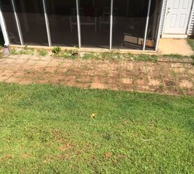 what can i do about sunken pavers that flood when it rains