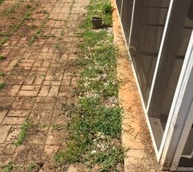 what can i do about sunken pavers that flood when it rains