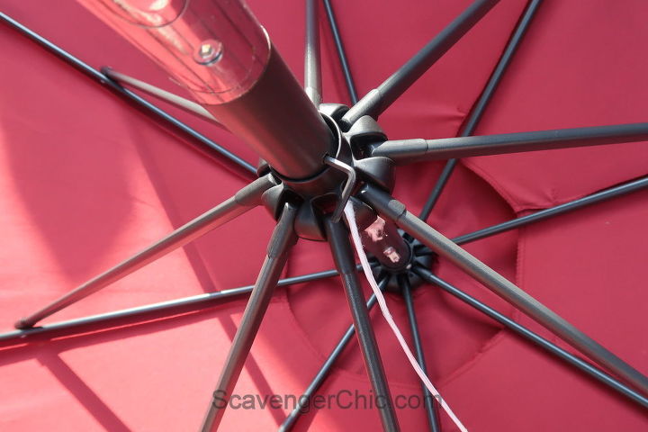 super easy fix for a patio umbrella cord