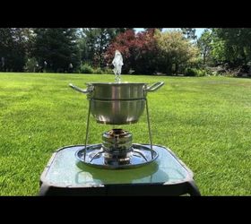 fondue pot to table top solar fountain fire pit