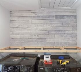 cmo construir un estante flotante de madera de bricolaje cuarto de lavado
