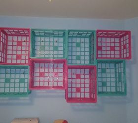 milk crate toy storage