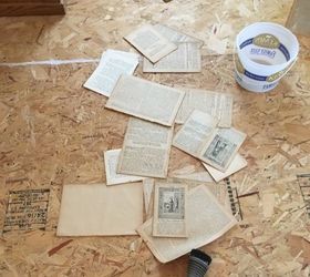 How to Use Old Book Pages to Make a DIY Paper Bag Floor