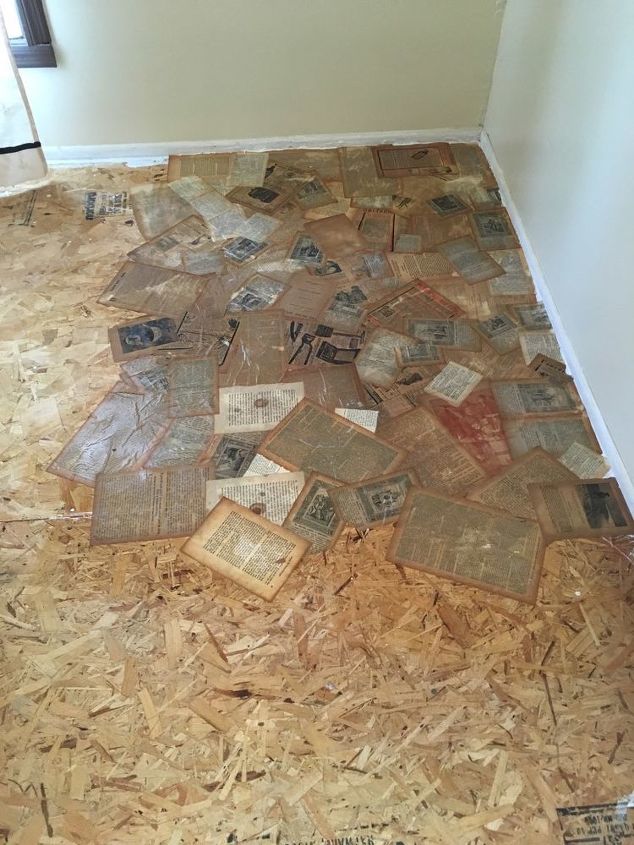 How To Use Old Book Pages Make A Diy Paper Bag Floor Hometalk