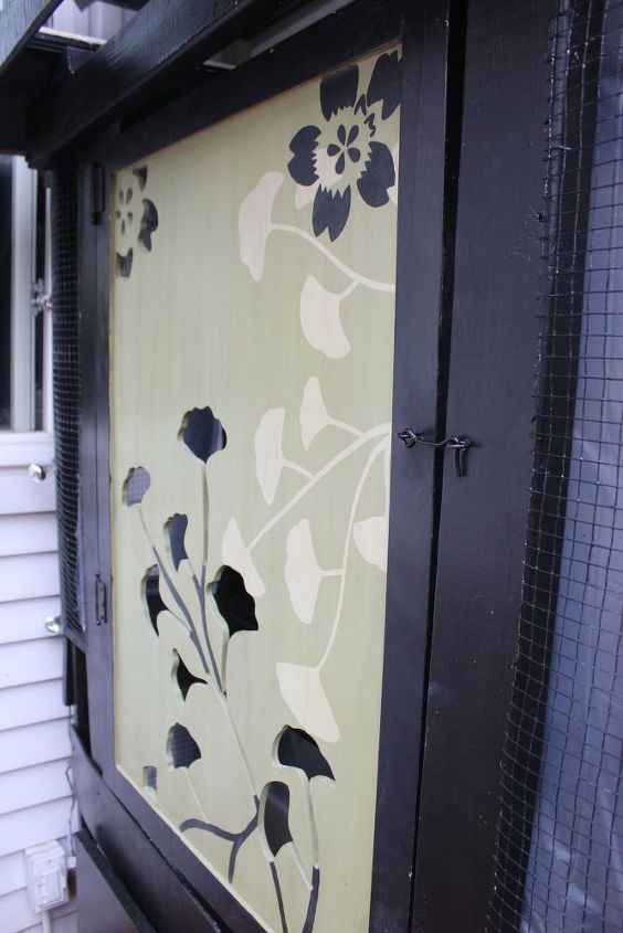 upcycled art greenhouse door