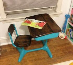 I Have A Child S 1950 S School Desk What S A Great Idea To Finish