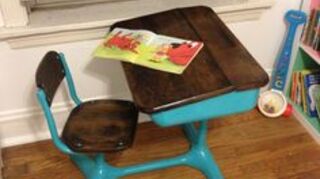 I Have A Child S 1950 S School Desk What S A Great Idea To Finish