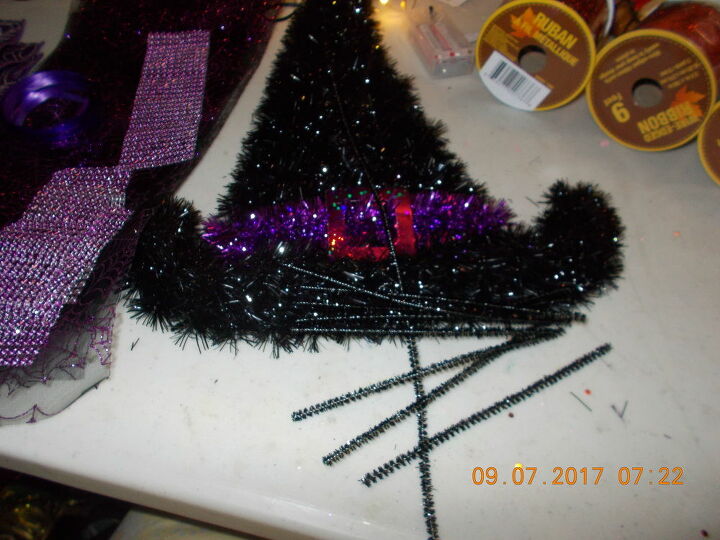 witch hat into magical pink fairy hat