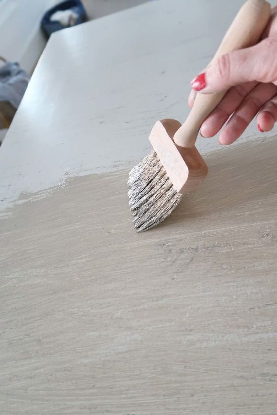 knock off pottery barn driftwood gray paint finish