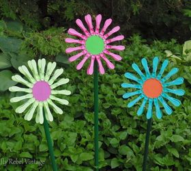 Haz flores de jardín fáciles y rápidas con alfileres de plástico
