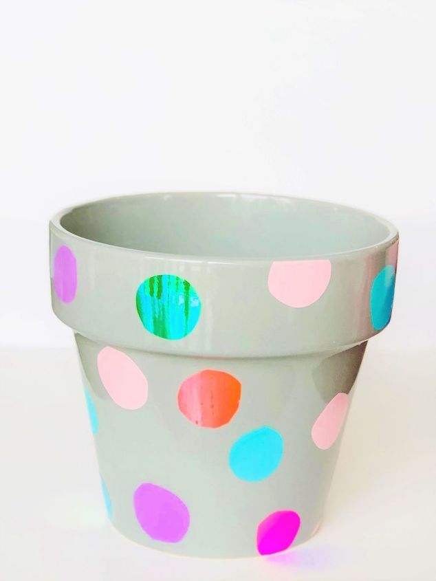 diy ice cream container flower pots