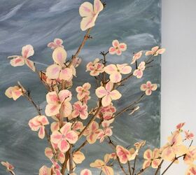 quick and easy and cheap way to create cherry blossom tree