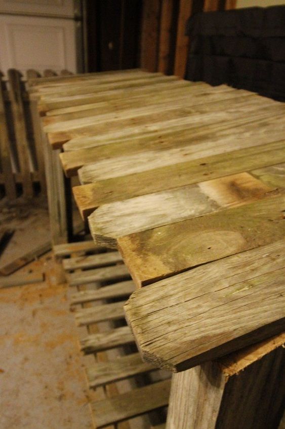 cmo construir un cobertizo de madera de la vieja valla