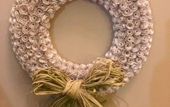 Paper Chase Wreath