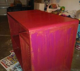 particle board desk makeover