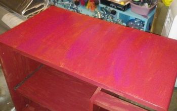 Particle Board Desk Makeover