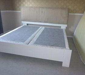 particleboard bed frame makeover