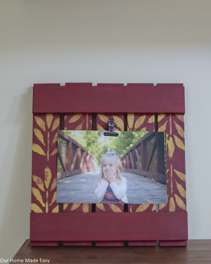 diy simple wood picture frame