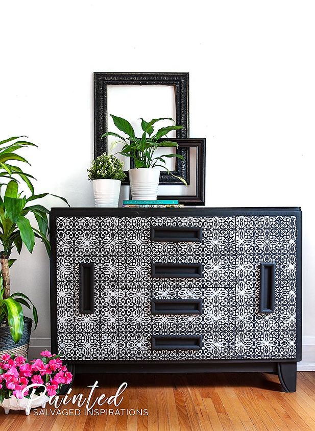 7 furniture stenciling tips for your dixie belle paint buffet makeover