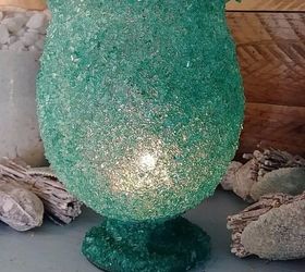 gorgeous sparkling epsom salt candle holder