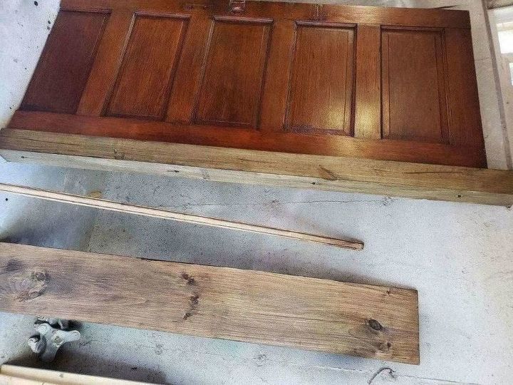 diy farmhouse style barn door headboard, Some of the Materials