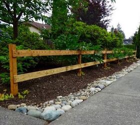 how to build a two rail wood fence, 4 Finish the fence