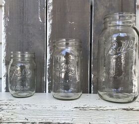 Mason Jars and Twinkle Lights as Rustic Front Door Decor | Hometalk