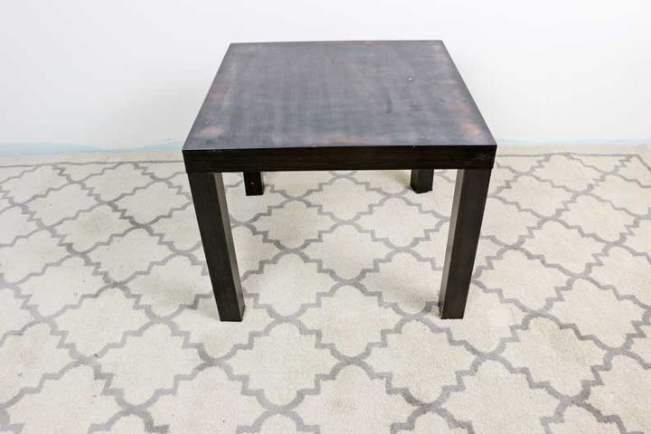 ikea lack table hack using an inlay stencil