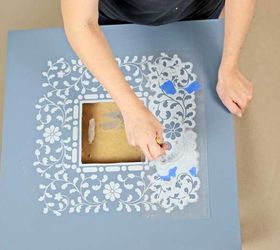 ikea lack table hack using an inlay stencil