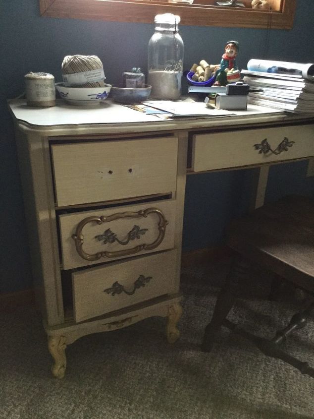 Looking For Ideas On What To Do With This White French Provincial Q Looking For Ideas On What To Do With This White French Provincial Desk