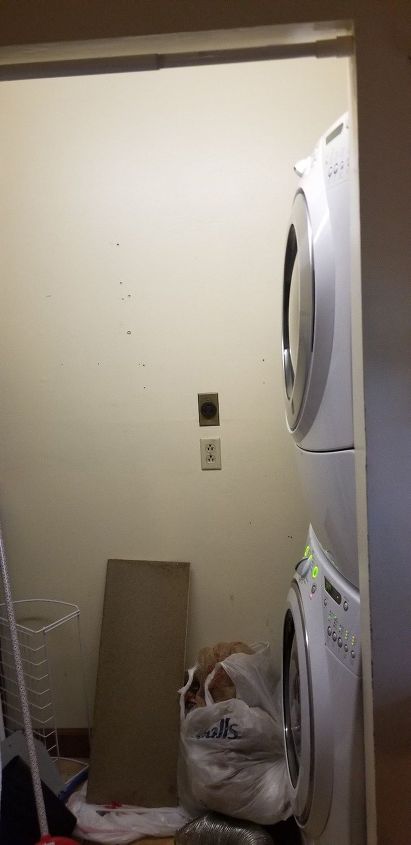 i have a tiny laundry room hot water heater space work around