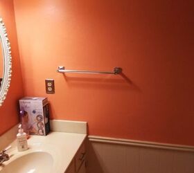 q how do i decorate my freshly painted guest bathroom
