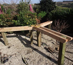 easy ish garden seat bench tree protector