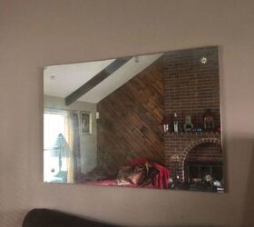 q any ideas on converting a very large wall mirror without a frame into