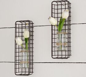 16 brilliant wire basket hacks everyone s doing right now, Use 2 50 Baskets For Floral Farmhouse Decor
