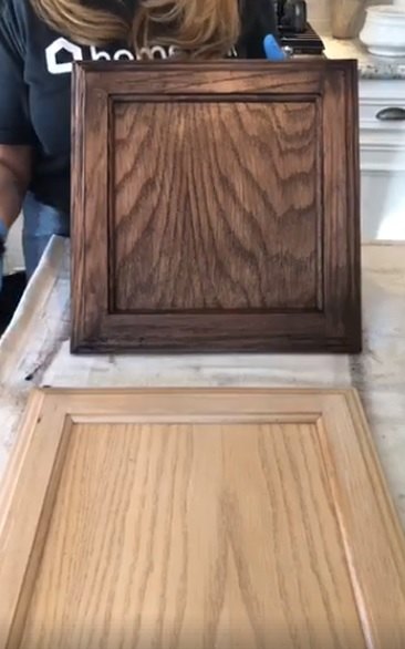 outdated to outstanding golden oak cabinets