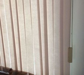 how do i change the color of vertical cloth blinds