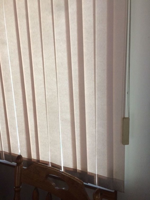 how do i change the color of vertical cloth blinds