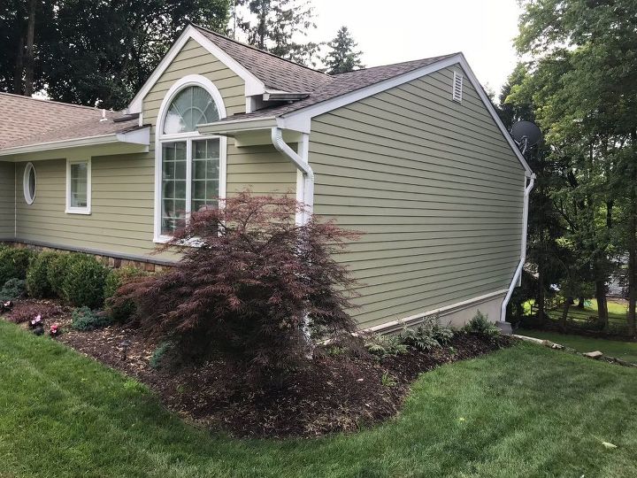 q help needed on what to put on this side of the house