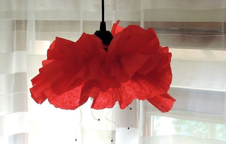 20 diys floridos que vo animar sua casa no inverno, Como fazer abajures de papel estilo Ikea