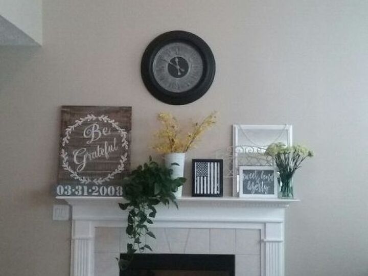q needing to add character to gas fireplace in liveing room