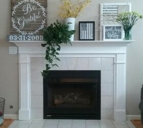 q needing to add character to gas fireplace in liveing room