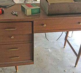 vintage sewing cabinet gets shabby chic makeover, Vintage Sewing Cabinet