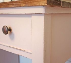 vintage sewing cabinet gets shabby chic makeover, Distressed Edges