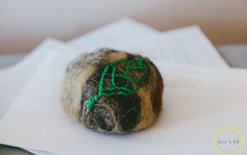 Anthropologie Inspired Roving Wool Paperweight