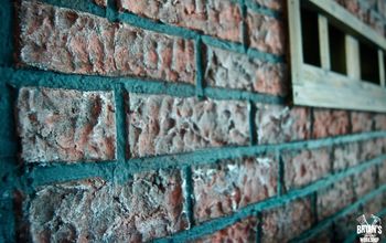 Paper Clay Brick Wall!