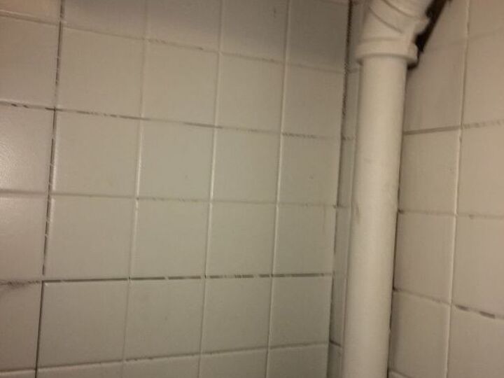 q how do i camouflage really gross wall tile
