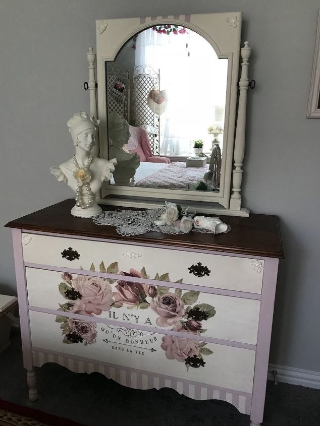 shabby chic makeover, The finish before aging
