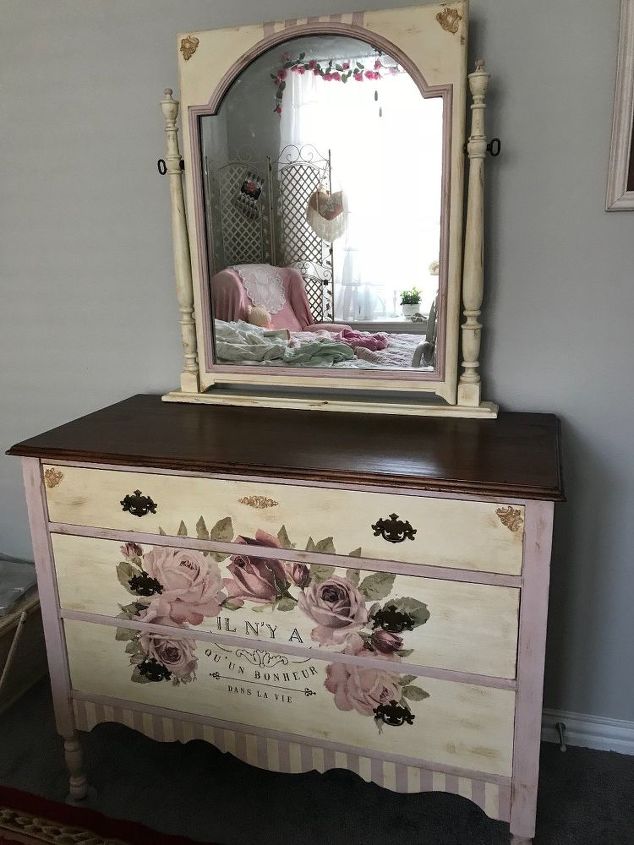 shabby chic makeover, The FINISH